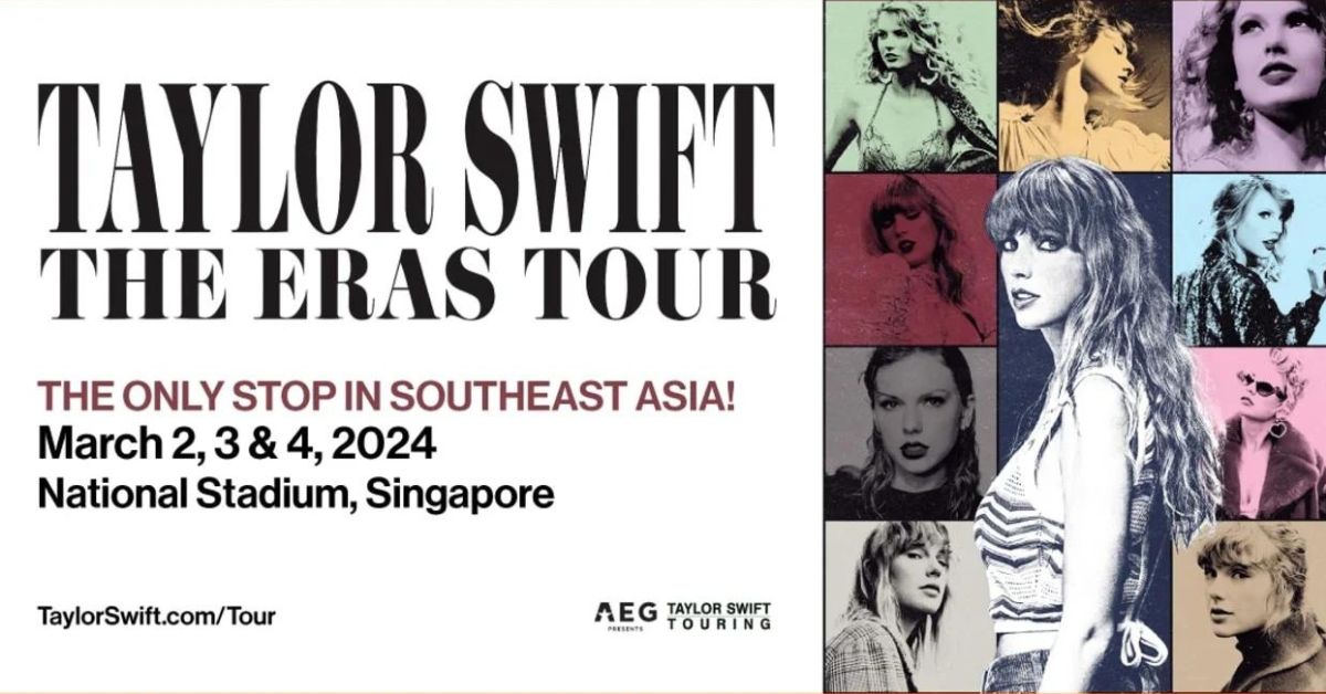Taylor Swift演唱會新加坡2024｜7.7購票連結、發售日期、門票、座位表
