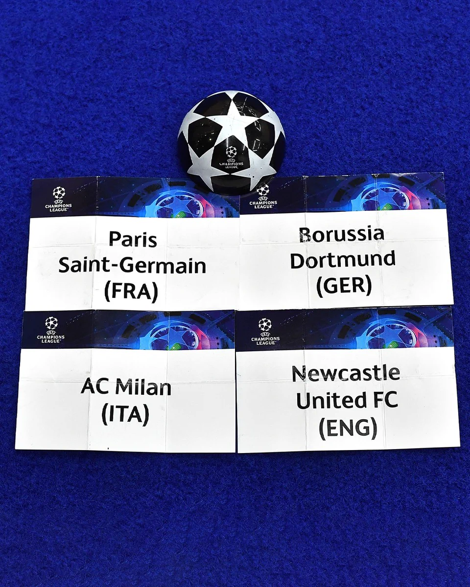 歐聯抽籤2023/2024丨32強小組賽抽籤結果、賽程！F組為死亡組