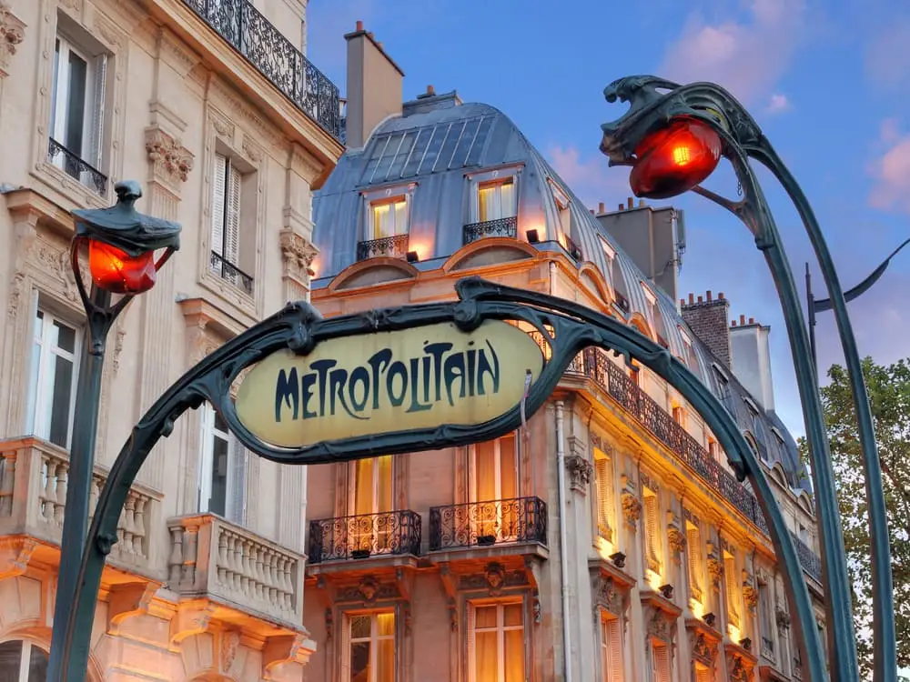 法國旅遊景點2024 | 主要交通方法地鐵（Métro）